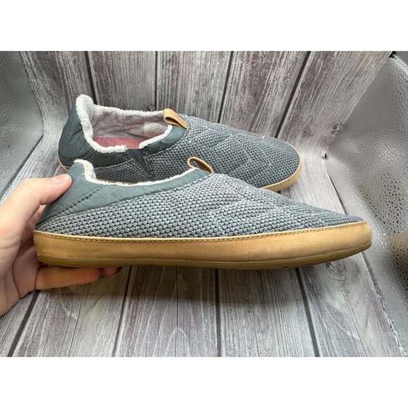 OluKai Lania Kilohana Slippers Womens 10 Gray Fabric Comfort Washable - Picture 3 of 12